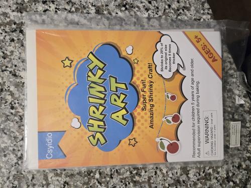 Shrinky Art - first