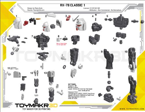 건담 RX-78 Classic 1