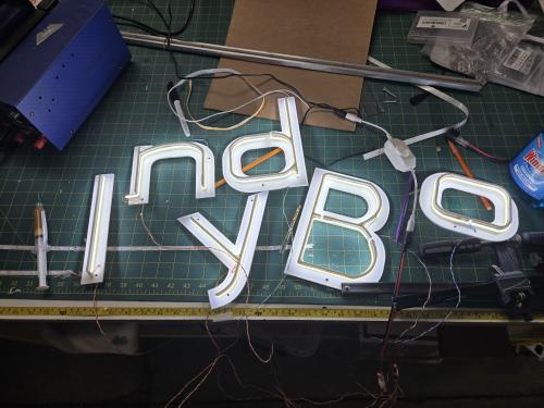3D light logo - inbody
